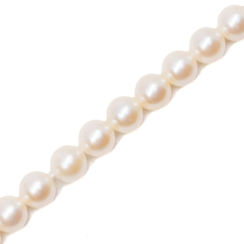 9ct Yellow Gold Cultured Pearl Strand Necklace 42cm #63005