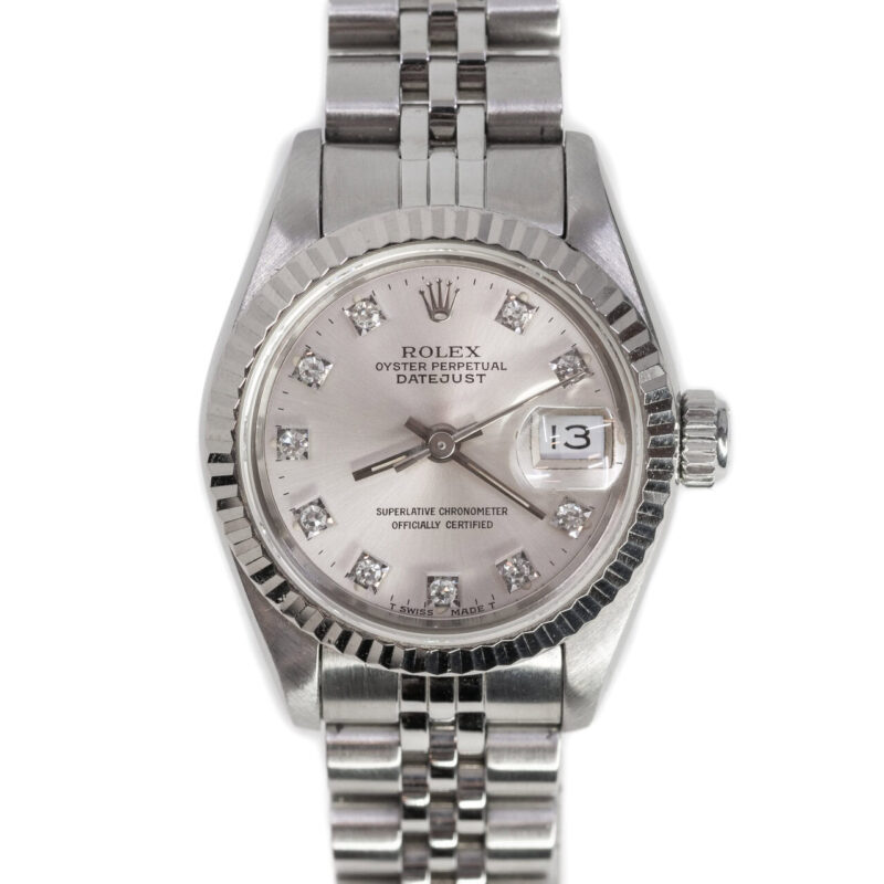 Rolex Datejust 69174 Diamond Dial Watch + Box  C/1990 #64486