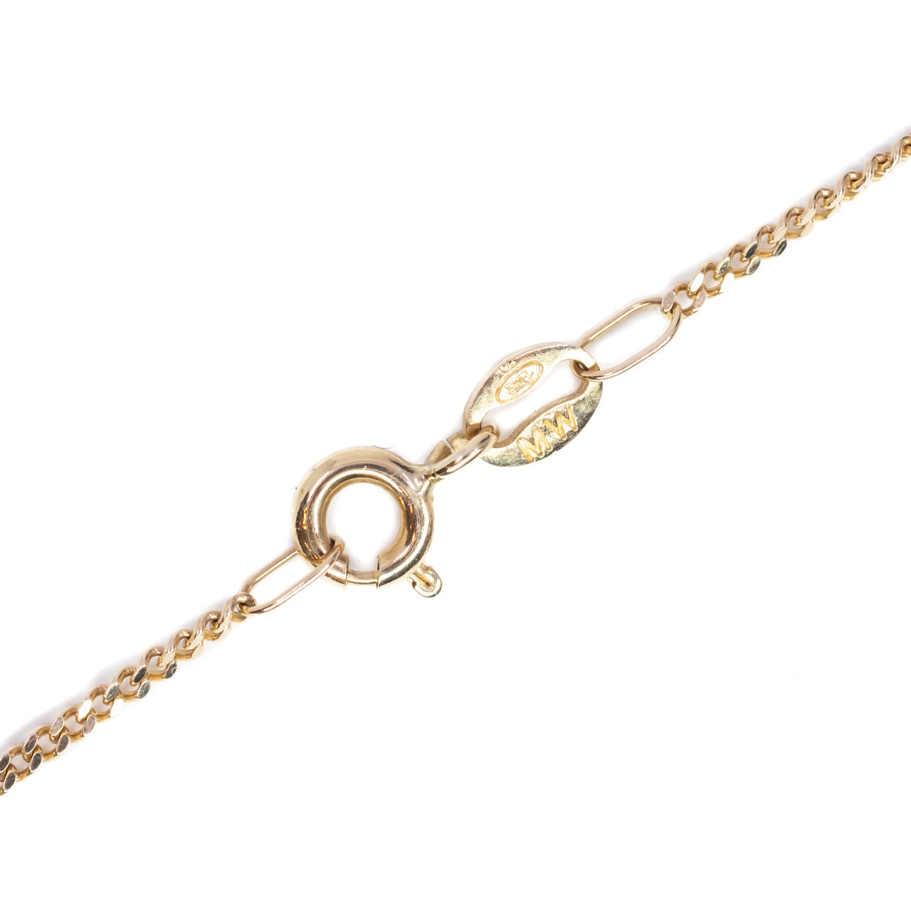 9ct Yellow Gold Curb Link Chain Necklace 47cm #64243 9ct Yellow Gold Curb Link Chain Necklace 47cm #64243 - Image 3