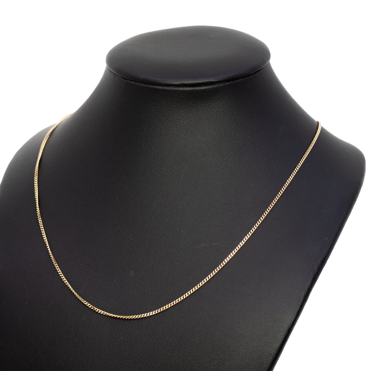 9ct Yellow Gold Curb Link Chain Necklace 47cm #64243 9ct Yellow Gold Curb Link Chain Necklace 47cm #64243 - Image 4