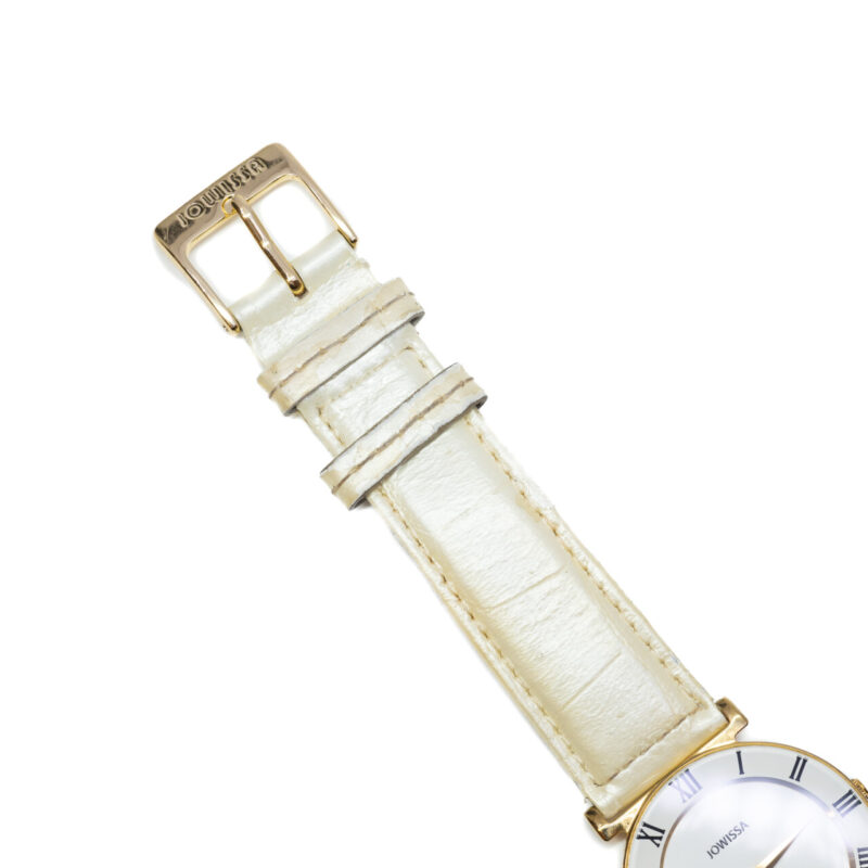 Jowissa Roma Swiss Ladies Gold/White Roman Numerals Watch J2.276.M #64391