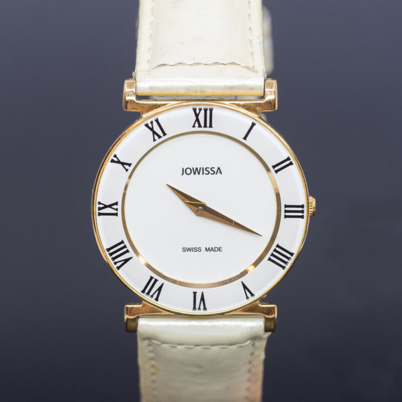 Jowissa Roma Swiss Ladies Gold/White Roman Numerals Watch J2.276.M #64391