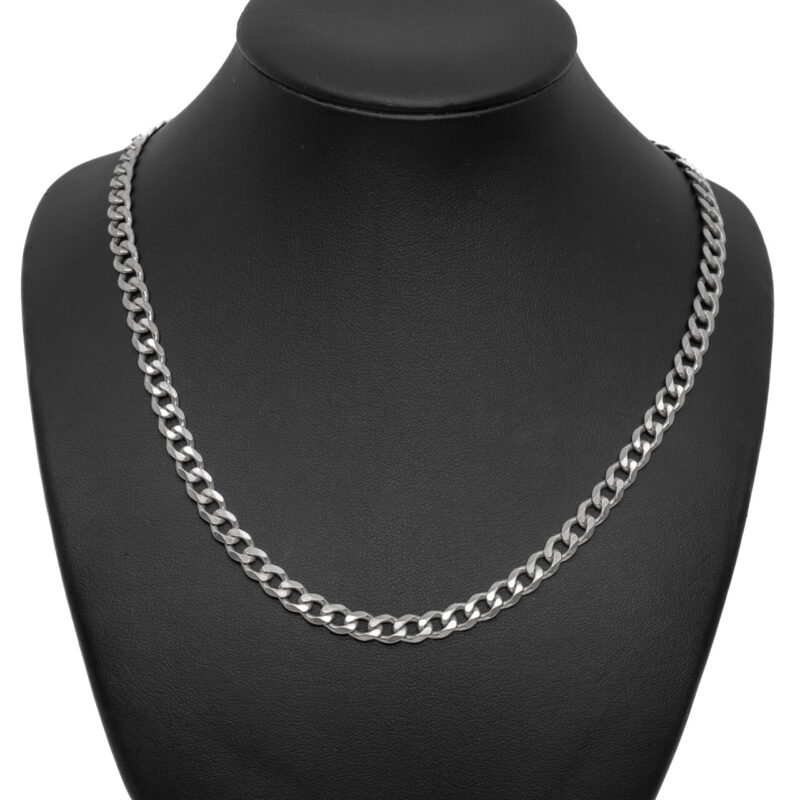 Sterling Silver Curb Link Chain / Necklace #64035