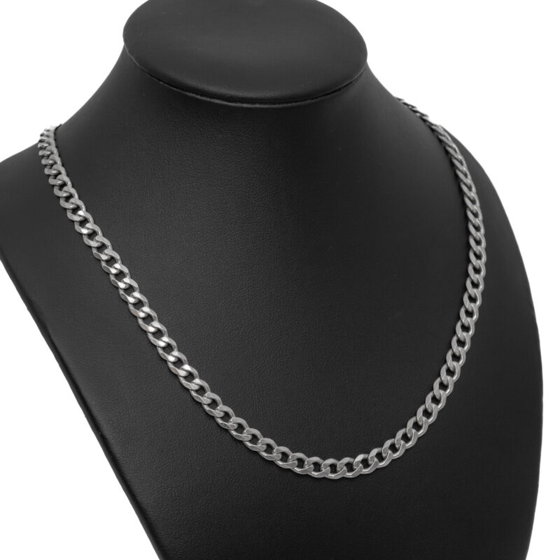 Sterling Silver Curb Link Chain / Necklace #64035