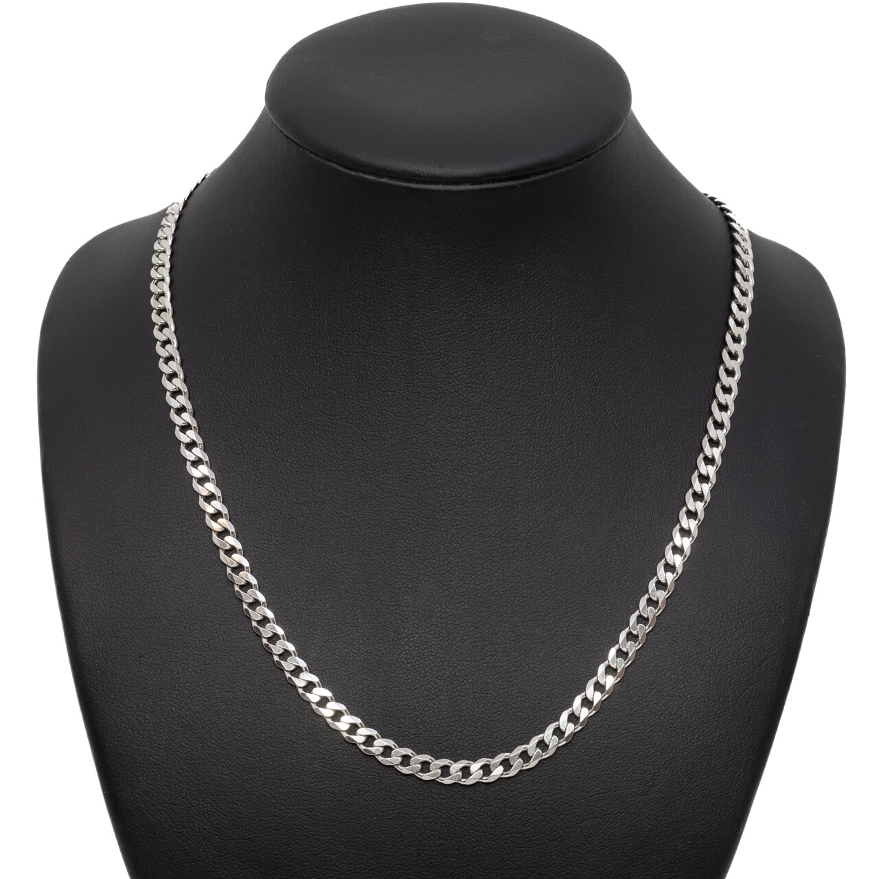 Sterling Silver Curb Link Chain / Necklace 50cm #64430