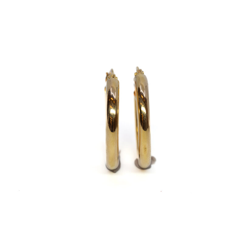 18ct Yellow Gold Hoop Earrings #63941