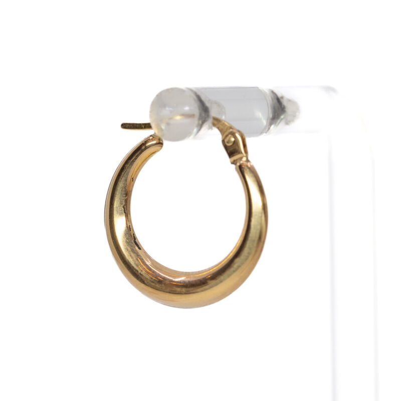 Single 9ct Yellow Gold Hoop Earring #64216