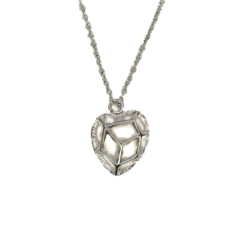 Links of London Metal Caged Heart Necklace in Box #63001