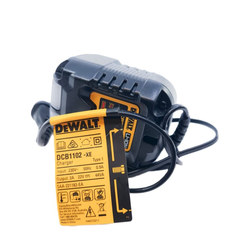 Dewalt Dcb1102-Xe 12 v 18 v 2 Amp Compact Wall Mount Li-Ion Battery Charger #64590