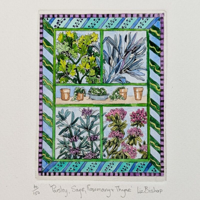 Liz Bishop - Parsley Sage Rosemary Thyme - Print Limited Edition of 150 #64774