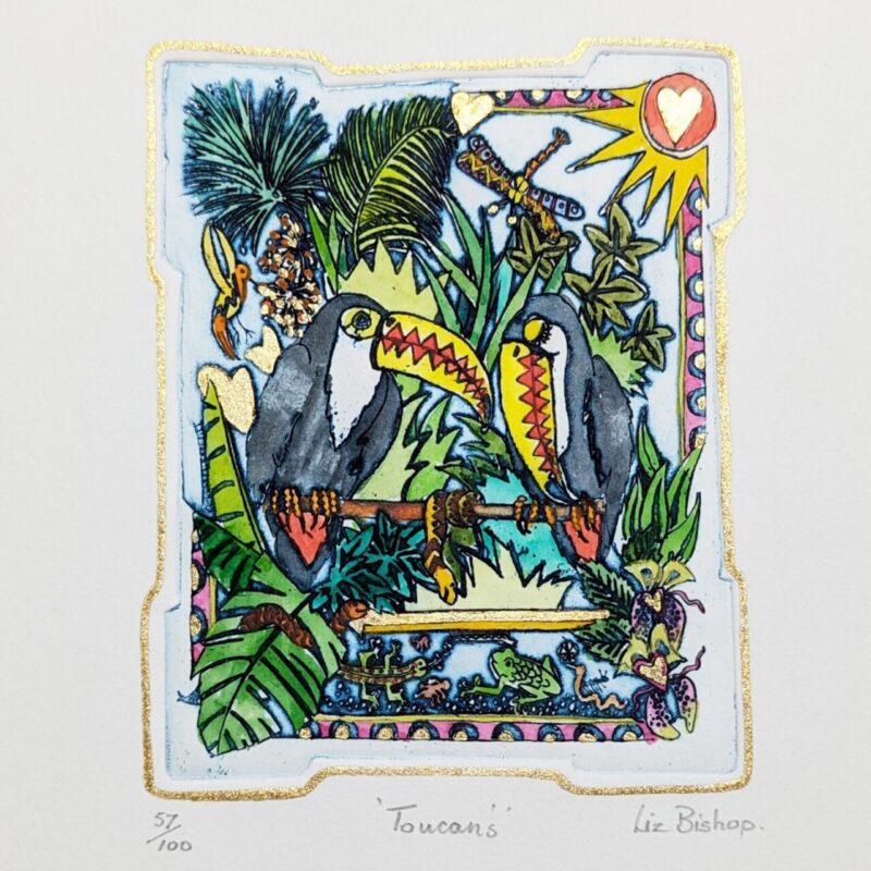 Liz Bishop - Toucans - Print Limited Edition of 100 #64776