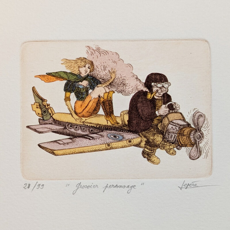 Le Père - Grossier Personnage - Limited Edition Caricature Limited Edition Art Print / Etching #64782