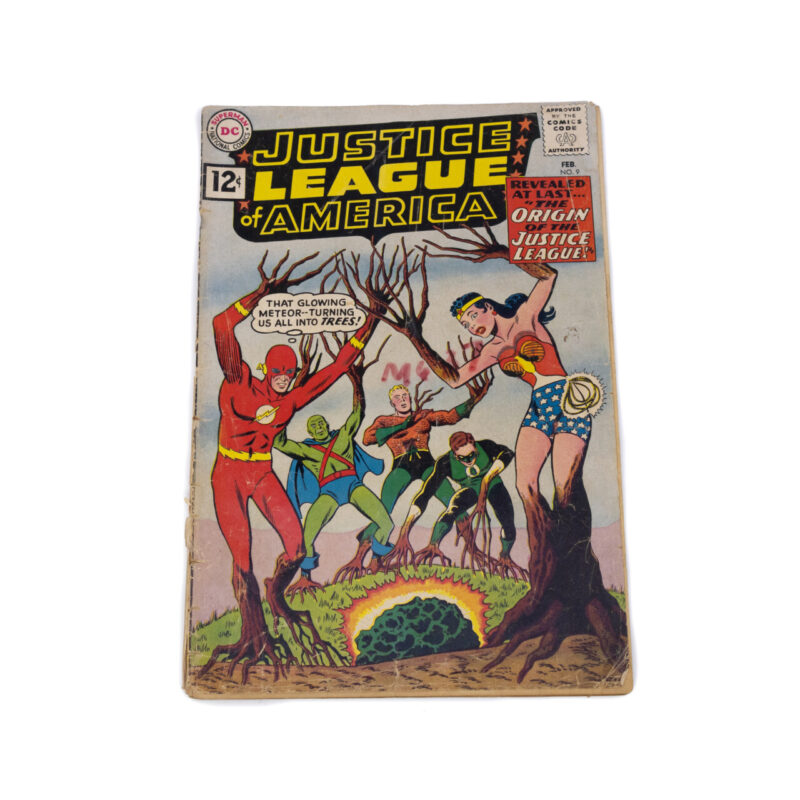 Justice League of America #9 Silver Age Origin Issue Feb 1962 #64522