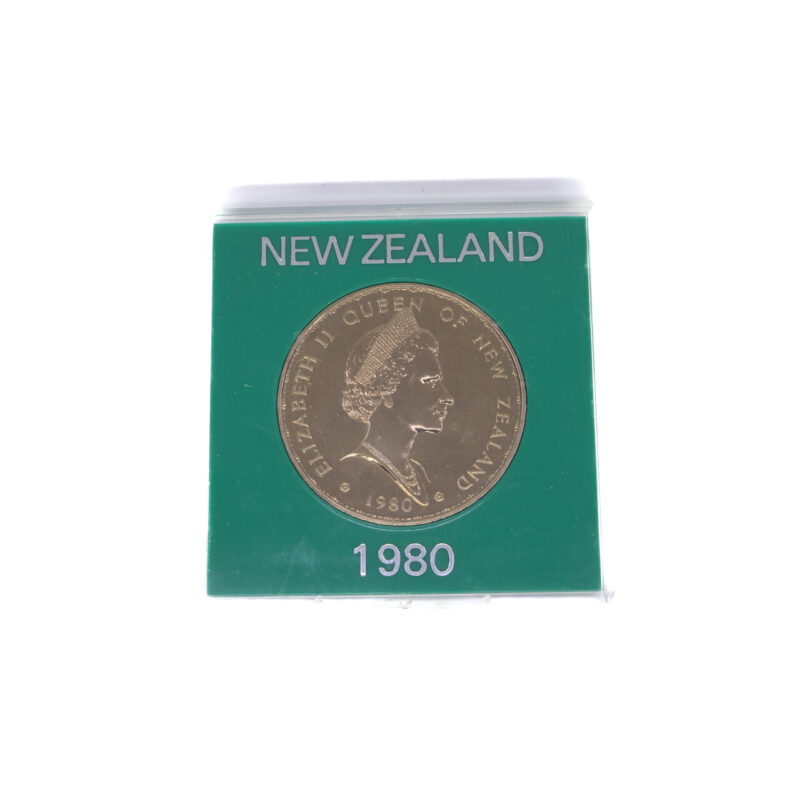 New Zealand - 1980 One Dollar Fantail Bird (Birds Series) Uncirculated & Cased #64292-14