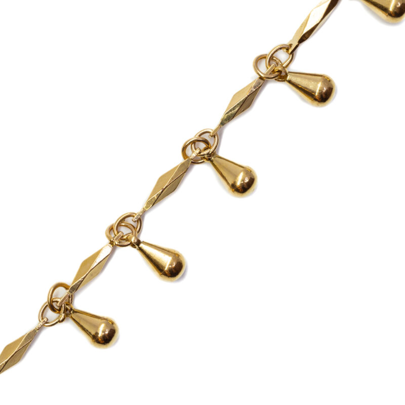 Yellow Gold-Plated Bracelet 16cm #3002-3