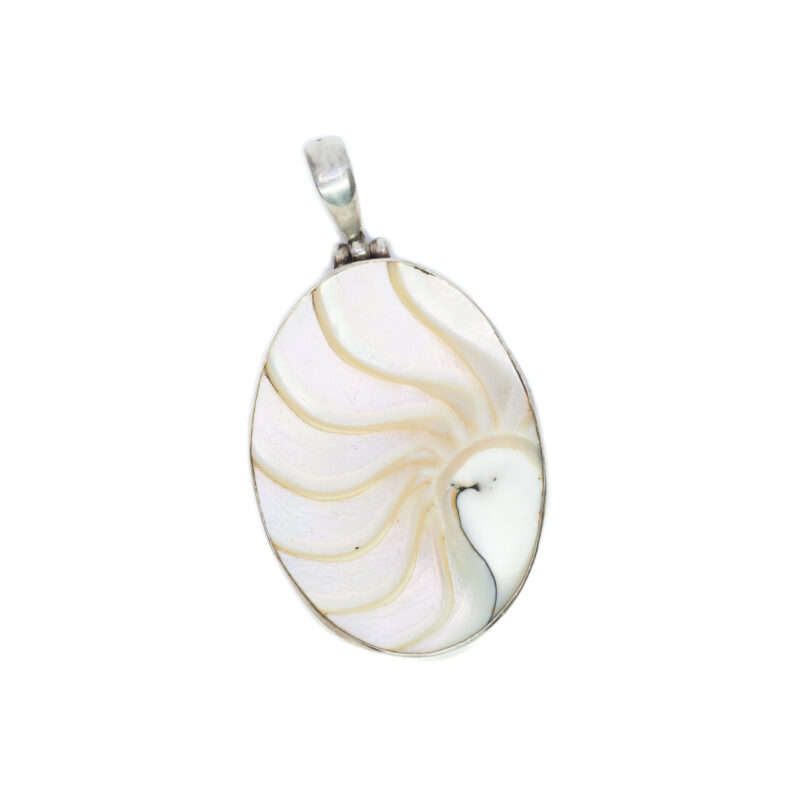 Sterling Silver Mother of Pearl Pendant #64310