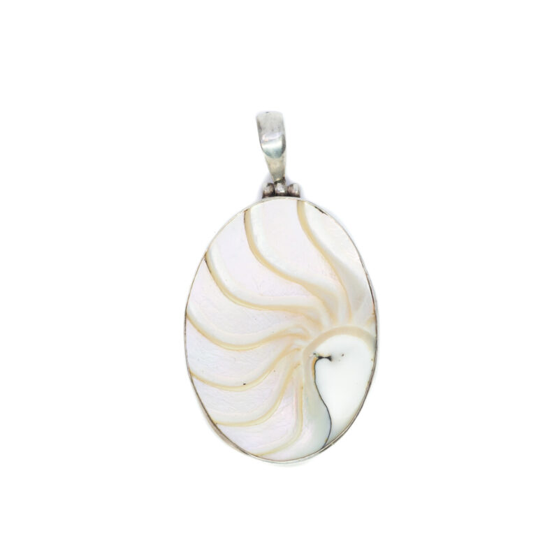 Sterling Silver Mother of Pearl Pendant #64310