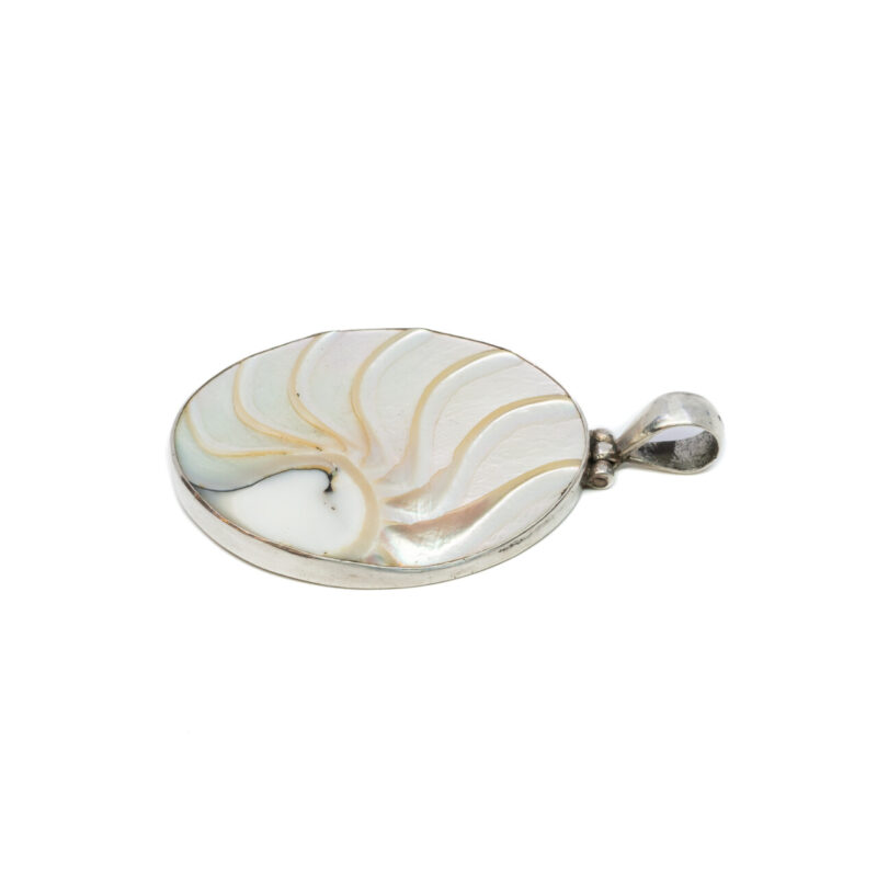 Sterling Silver Mother of Pearl Pendant #64310