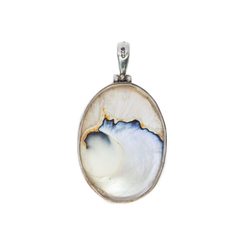 Sterling Silver Mother of Pearl Pendant #64310