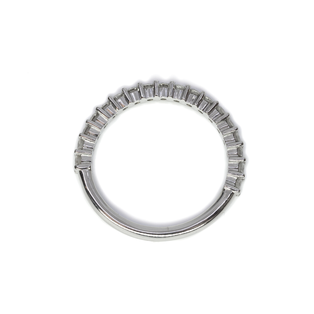 Canturi Platinum Diamond Eternity Ring Size i Val $2950 #63581 Canturi Platinum Diamond Eternity Ring Size i Val $2950 #63581 - Image 7