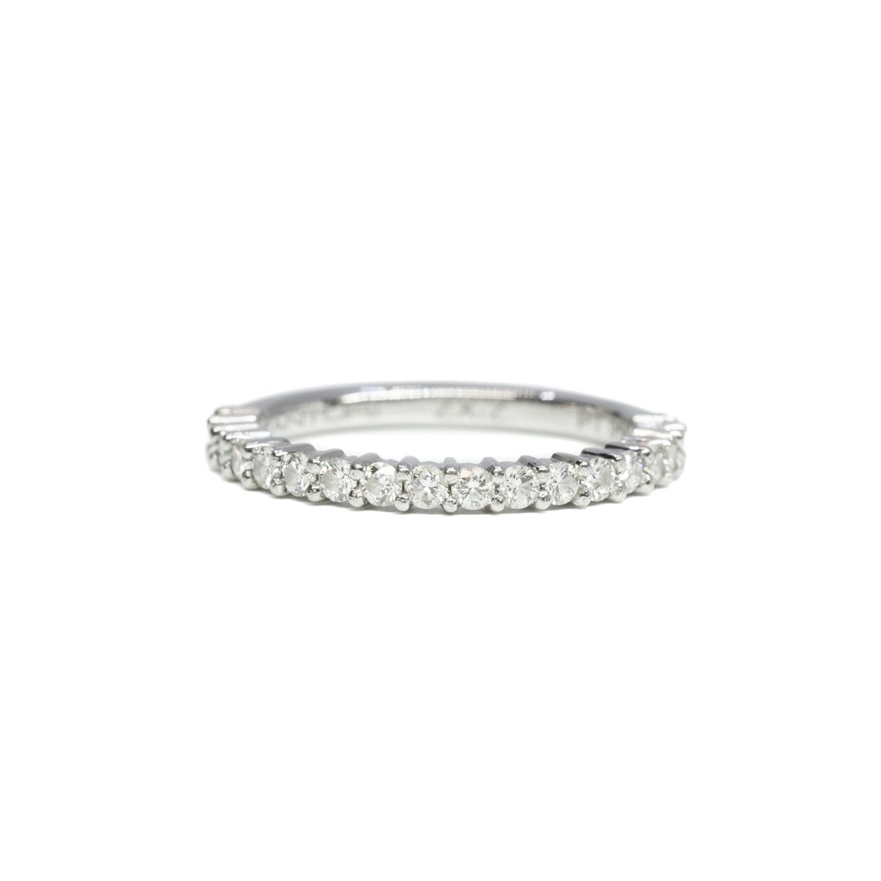 Canturi Platinum Diamond Eternity Ring Size i Val $2950 #63581 Canturi Platinum Diamond Eternity Ring Size i Val $2950 #63581