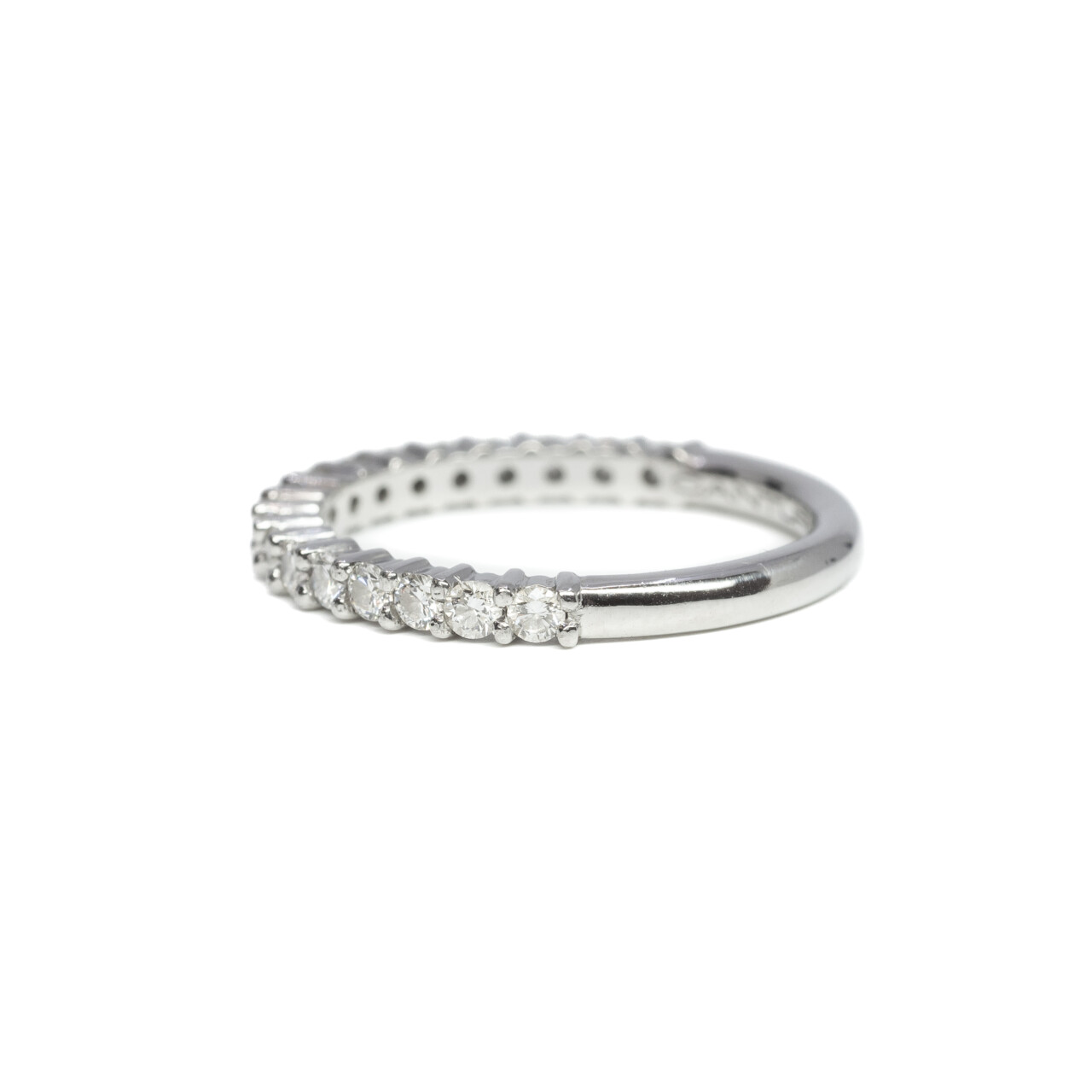 Canturi Platinum Diamond Eternity Ring Size i Val $2950 #63581 Canturi Platinum Diamond Eternity Ring Size i Val $2950 #63581 - Image 4