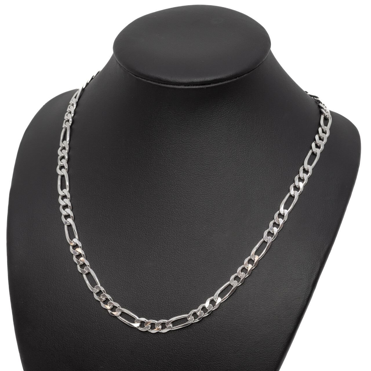 Sterling Silver Figaro 3-1 Link Chain Necklace 60cm #64561 Sterling Silver Figaro 3-1 Link Chain Necklace 60cm #64561 - Image 2