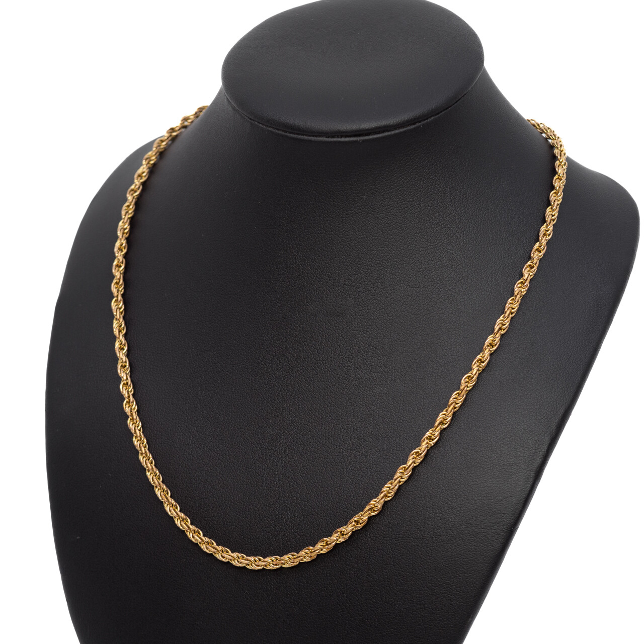 Vintage Yellow Gold-Plated Rope Chain 50cm #6354-3 Vintage Yellow Gold-Plated Rope Chain 50cm #6354-3 - Image 4