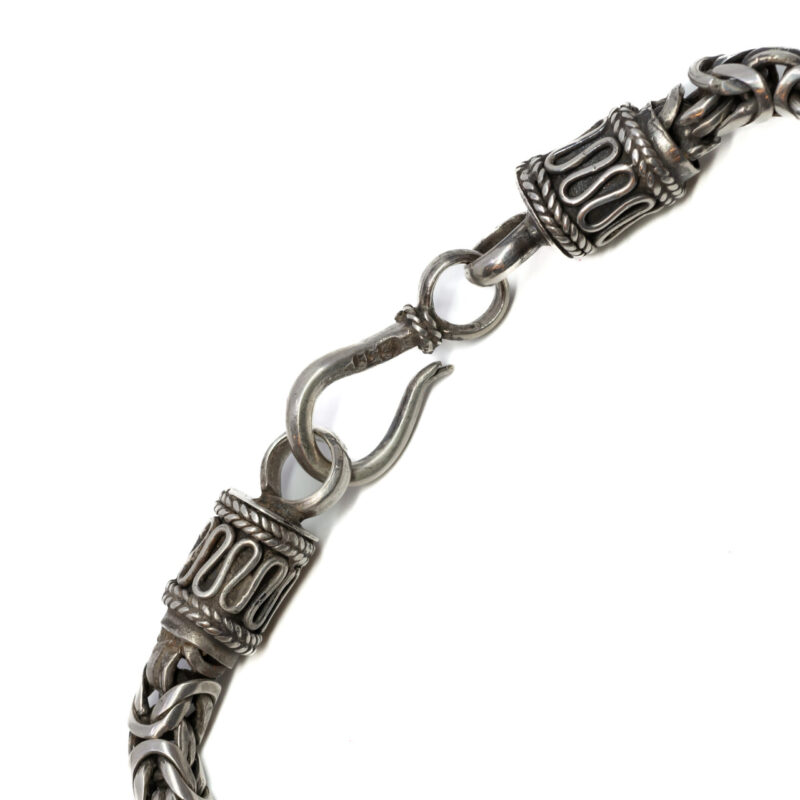 Sterling Silver Byzantine Link Bracelet 20cm #3048