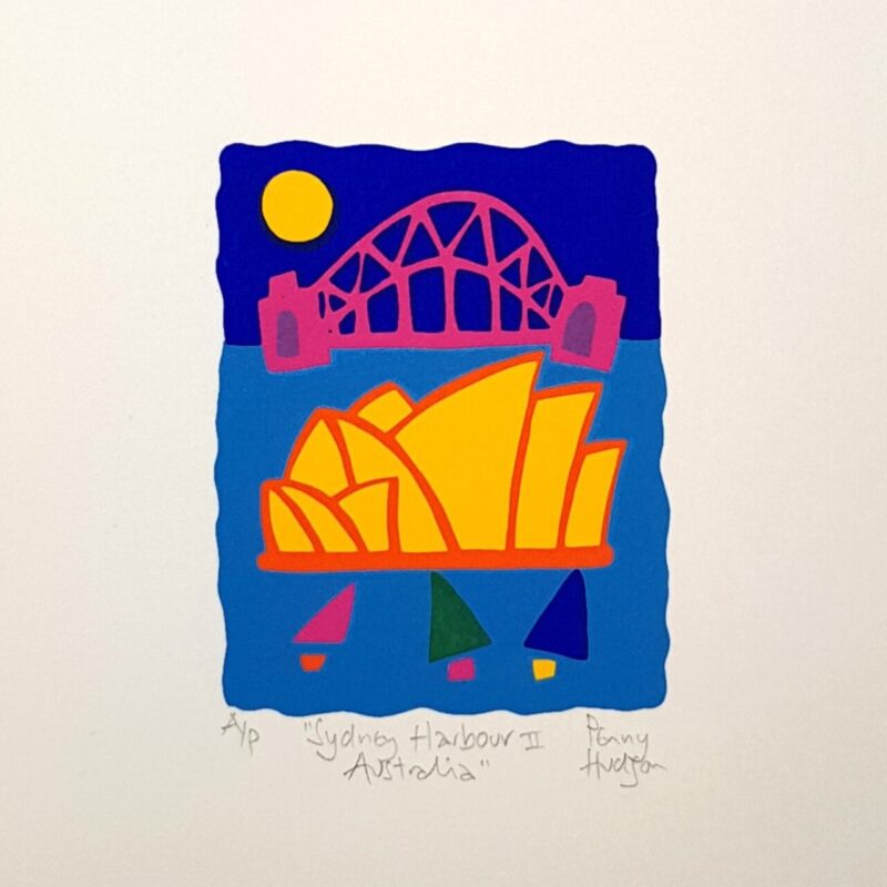 Sydney Harbour II Colourful Limited Print by Penny Hudson #64703