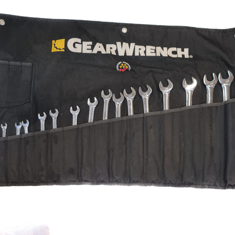 Gear Wrench Tool 81920 8-22mm 15 Piece Set Long Handled Metric #65134