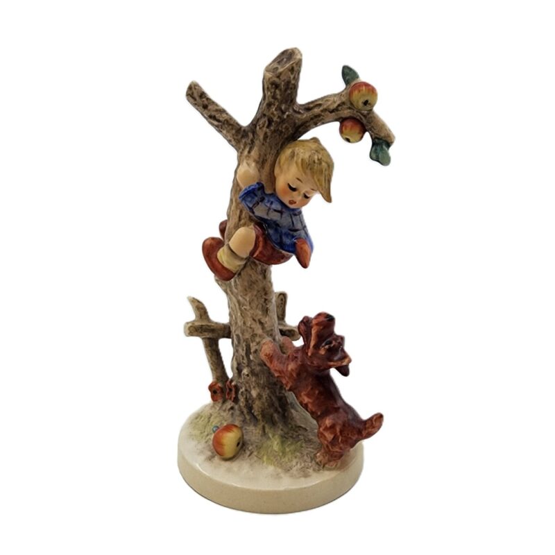 Goebel Hummel- Culprits Boy Chased up Tree Figurine 56/a 16.5cm #65122