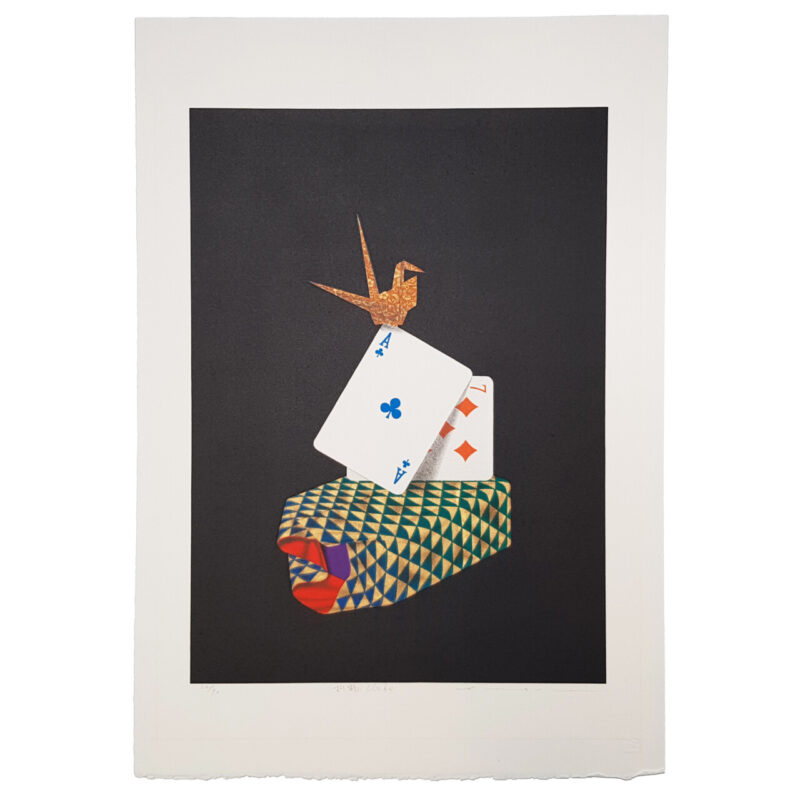 Wako Shuji - Origami Heart Breaks - Limited Edition Lithograph Print #64882