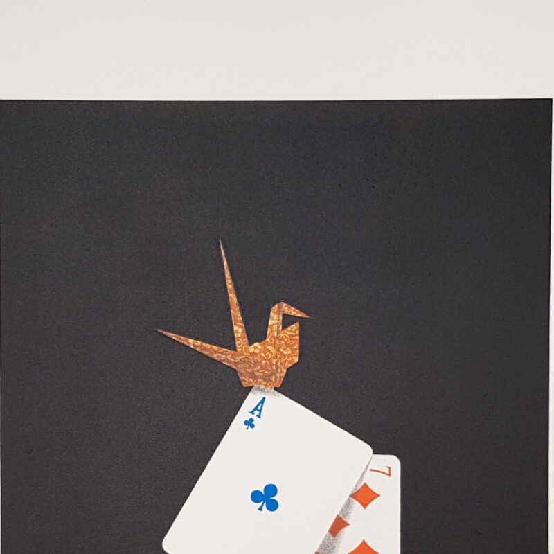 Wako Shuji - Origami Heart Breaks - Limited Edition Lithograph Print #64882