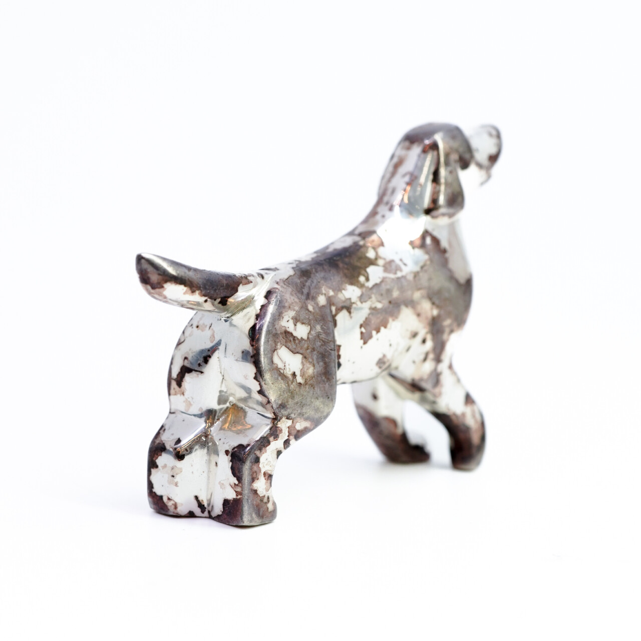 Vintage Christofle France Silver Plated Dog Paperweight Figurine Golden Retriever #65057 Vintage Christofle France Silver Plated Dog Paperweight Figurine Golden Retriever #65057 - Image 6