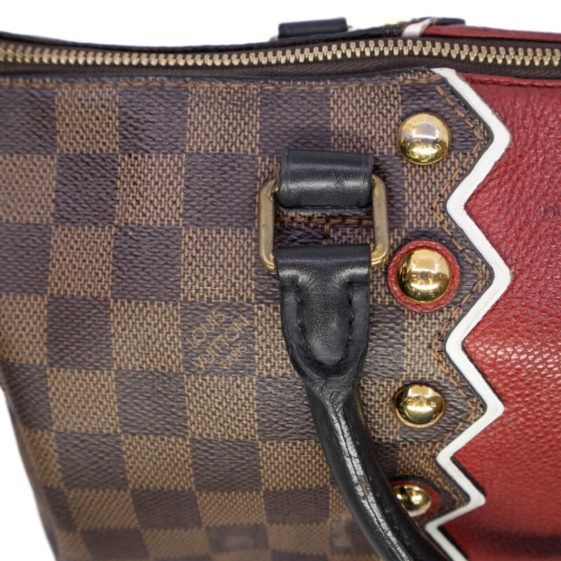 Louis Vuitton Speedy 30 Bandouliere Karakoram Bag Damier #64553