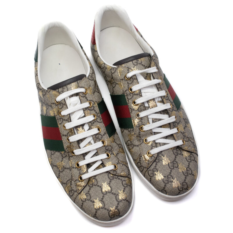 Gucci Ace Sneakers with Bees (548950) – Size 13US (RRP $1,350) #64494