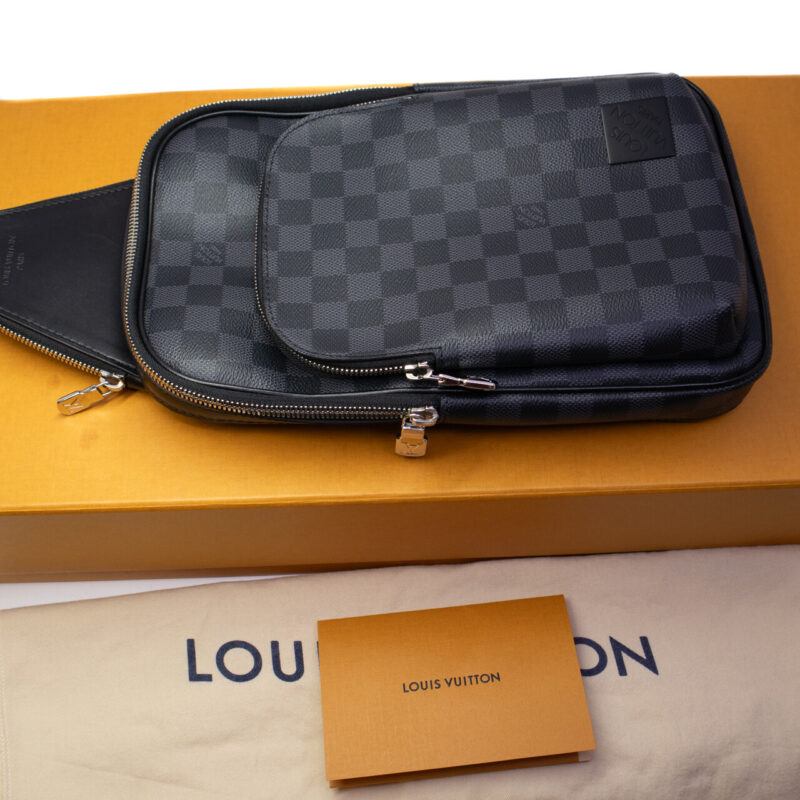 Louis Vuitton Avenue SlingBag NM N45302 in Damier Graphite Canvas – RRP $3,450 #64477