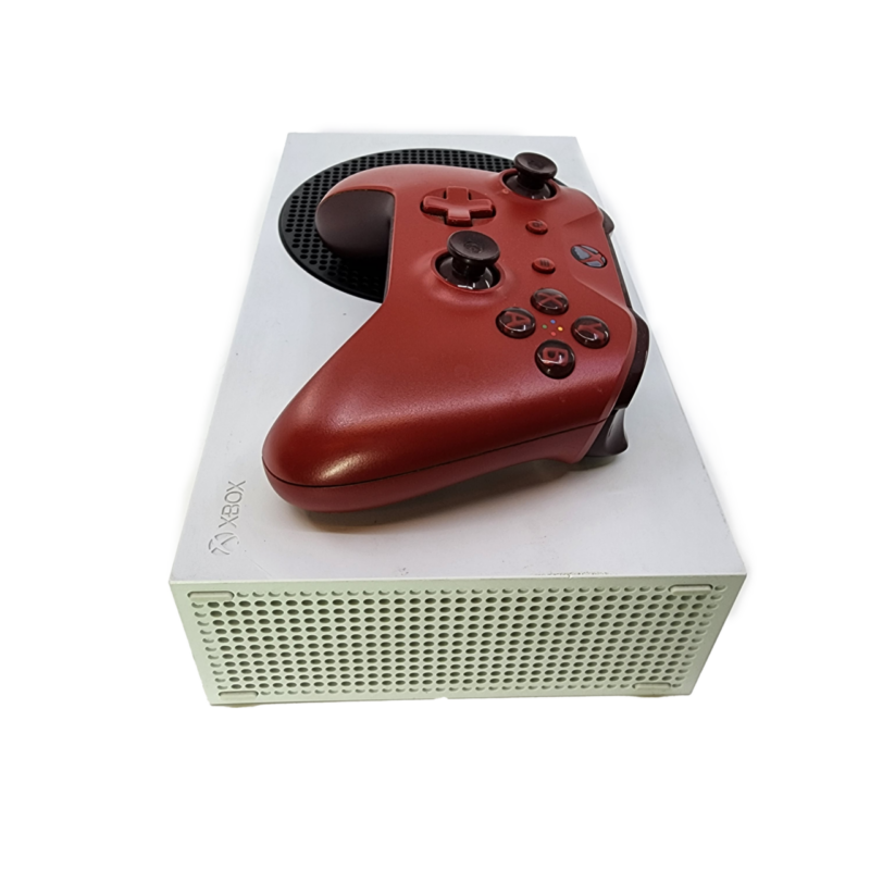 Microsoft Xbox Series S Game Console 1883 with Red Controller #64221