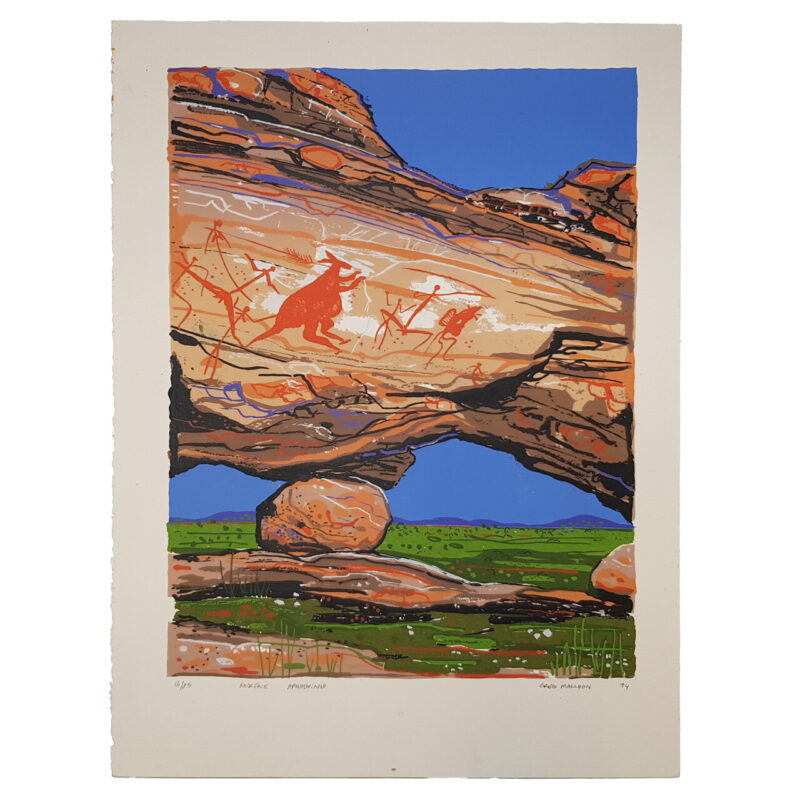 Greg Mallyon Rock Face Arnhem Land Australian Outback Limited Screen Print | Hand Signed #64737