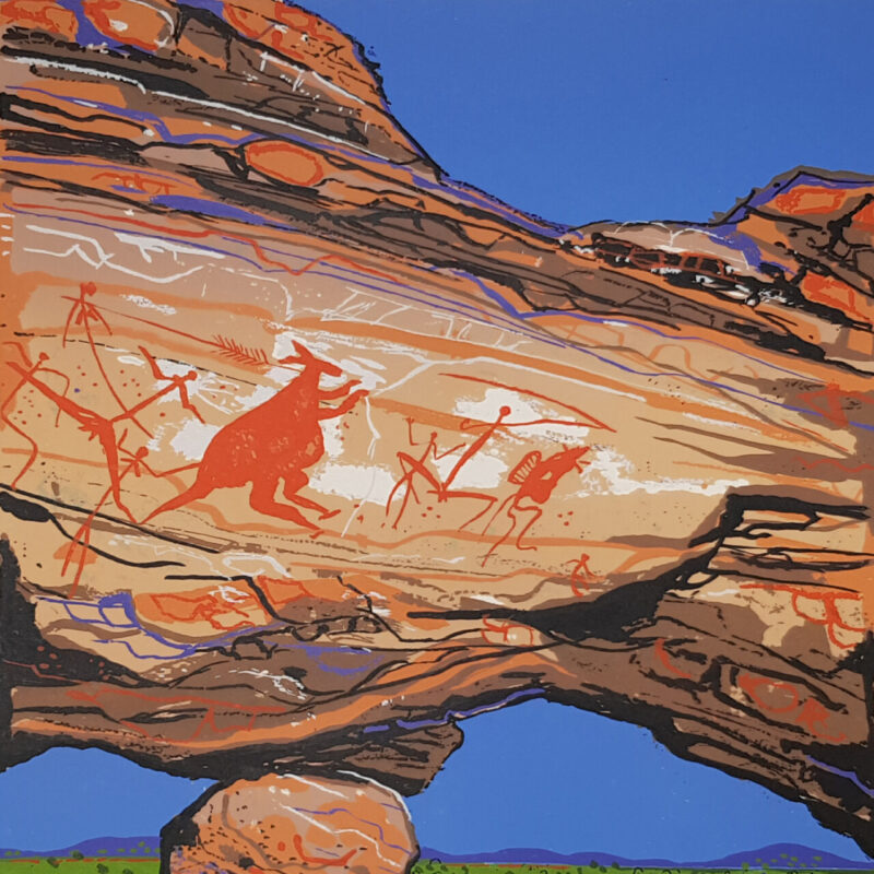 Greg Mallyon Rock Face Arnhem Land Australian Outback Limited Screen Print | Hand Signed #64737