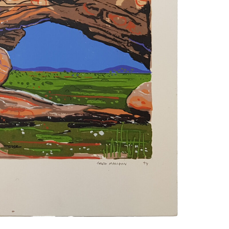 Greg Mallyon Rock Face Arnhem Land Australian Outback Limited Screen Print | Hand Signed #64737