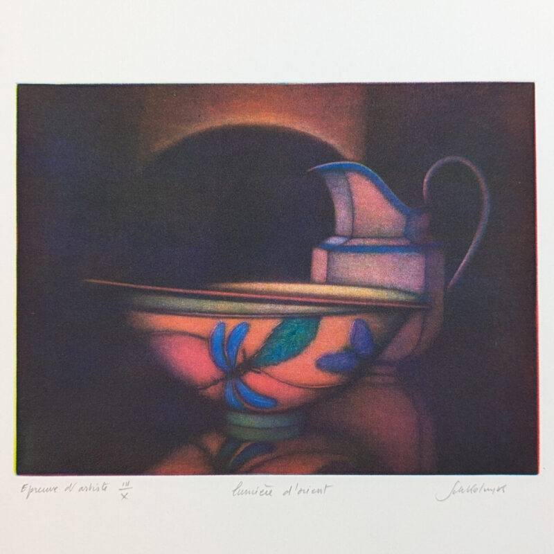 Laurent Schkolnyk Lumiere Dorient Artist Proof Mezzotint 3/10 | Hand Signed #64815