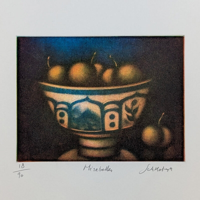 Laurent Schkolnyk Mirabelles 18/90 Mezzotint Print | Hand Signed #64826