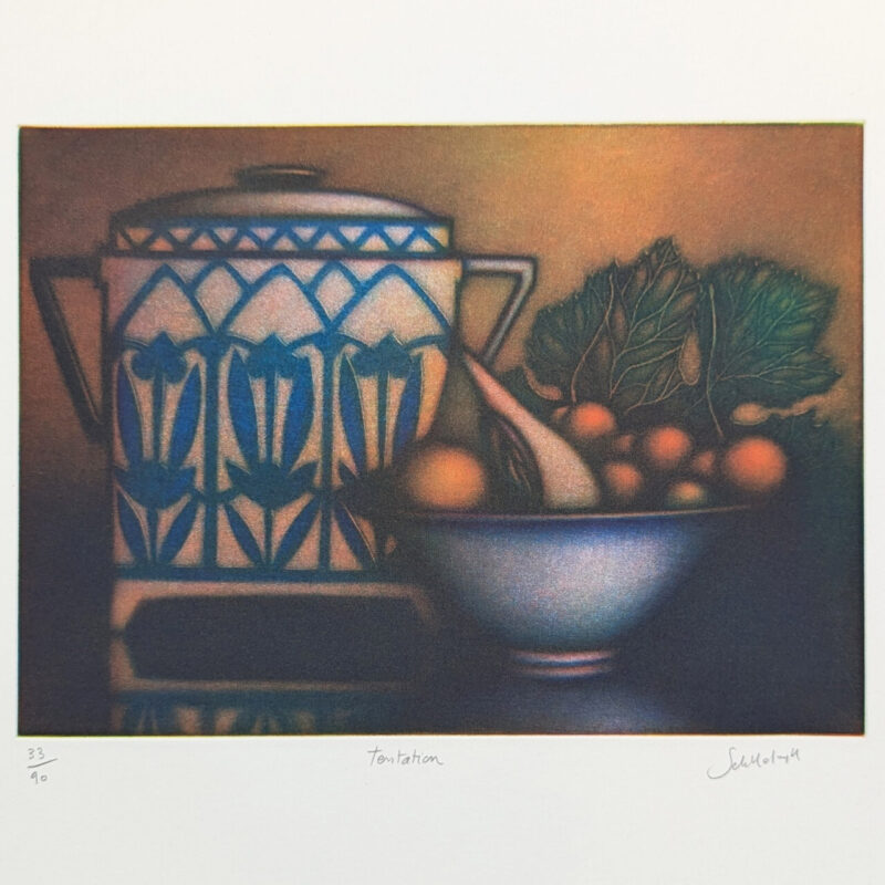 Laurent Schkolnyk Tentation 33/90 Mezzotint Print | Hand Signed #64827