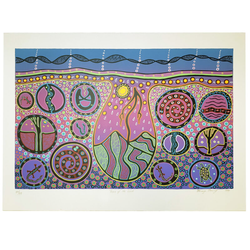 Bronwyn Bancroft Tears of The Land 1994 Aboriginal Screen Print 80/99 | Hand Signed #64862