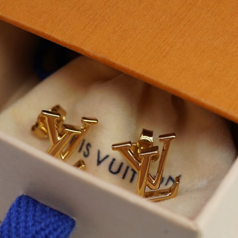 Louis Vuitton LV Iconic Stud Earrings + Box M00610 #65295