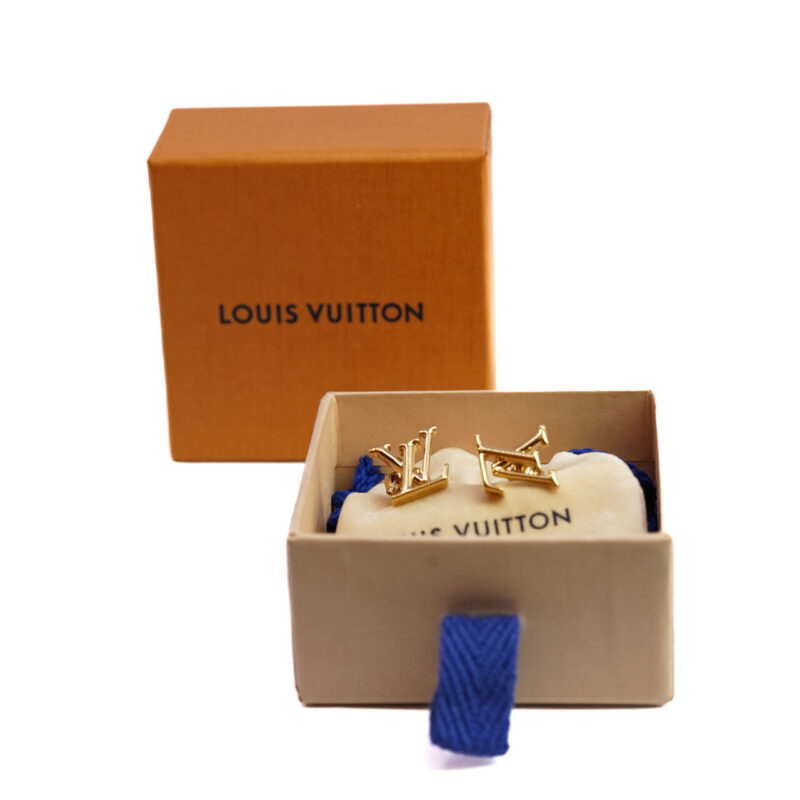 Louis Vuitton LV Iconic Stud Earrings + Box M00610 #65295