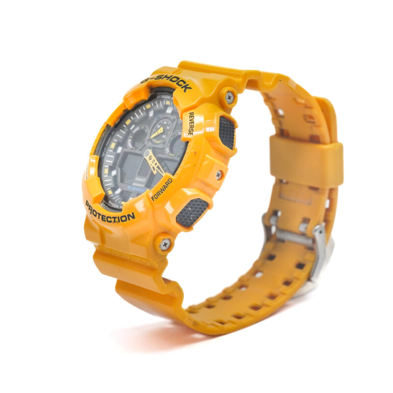 Casio G-Shock 5081 GA-100A Yellow Digital / Analogue WATCH #65018