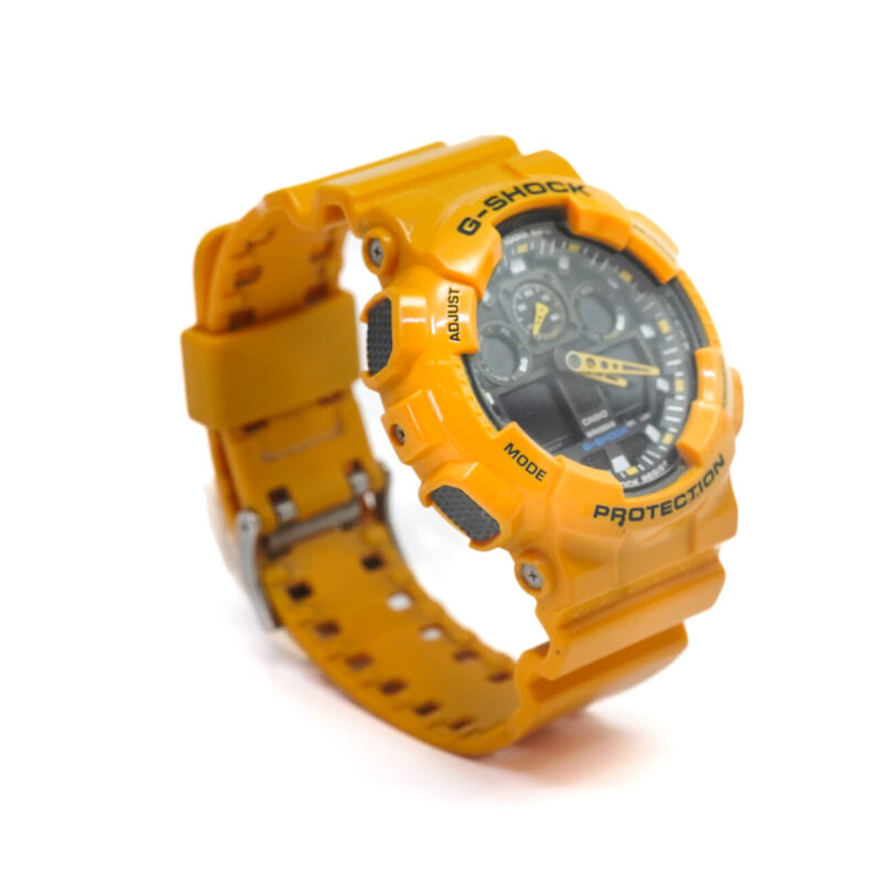 Casio G-Shock 5081 GA-100A Yellow Digital / Analogue WATCH #65018